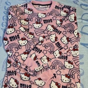 Hello Kitty Pink Fleece Sweatshirt